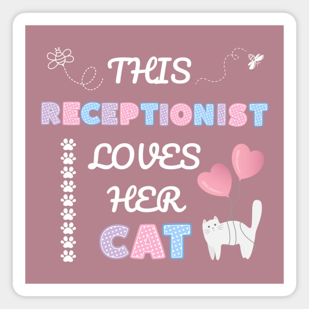 This receptionist loves her cat Magnet by My-Kitty-Love